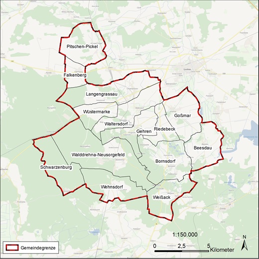 Geltungsbereich B-Plan Freilichtmuseum Höllberghof